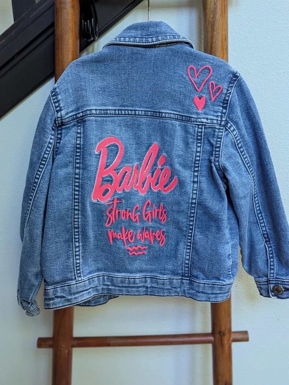 Girls Barbie Denim Jacket